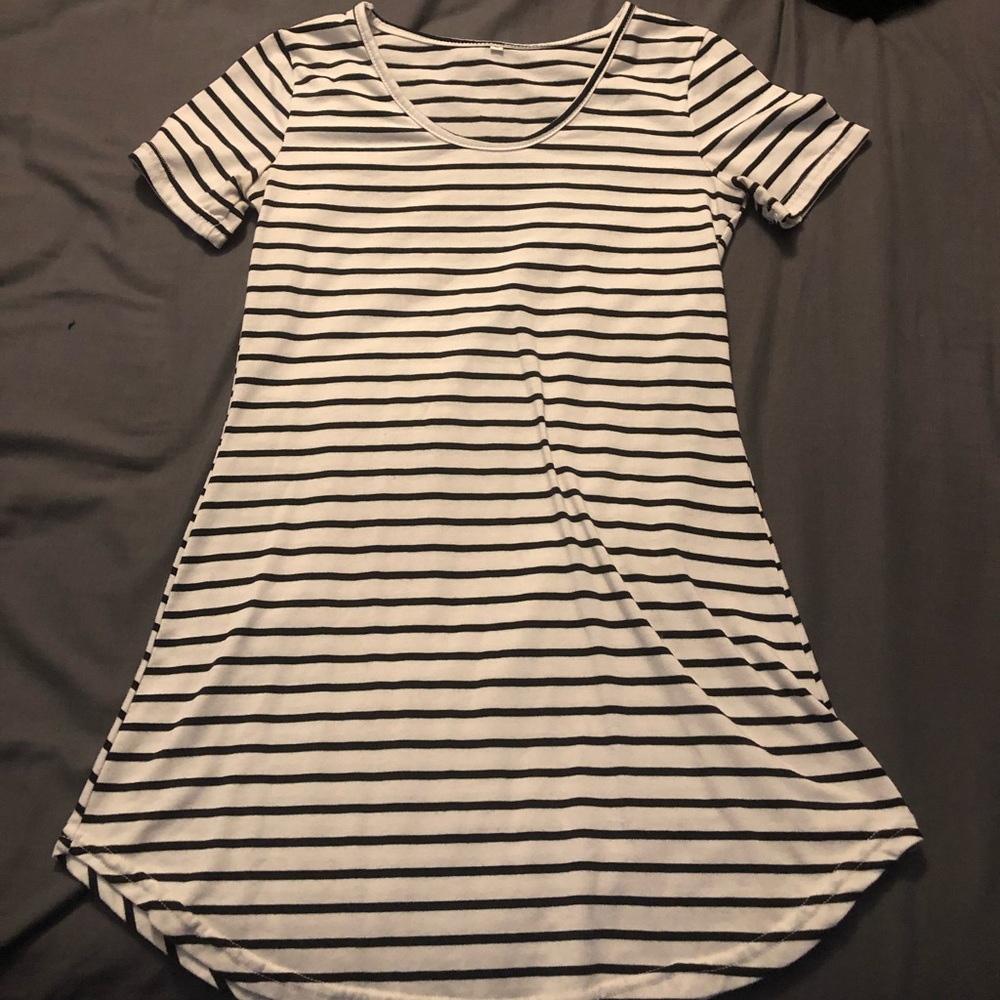Striped long tee